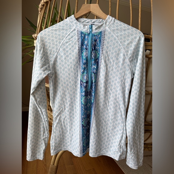 Other - Aqua Et Sol Swim 3/4 Zip Long Sleeve Shirt